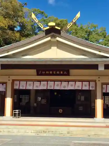 三重縣護國神社の本殿・本堂