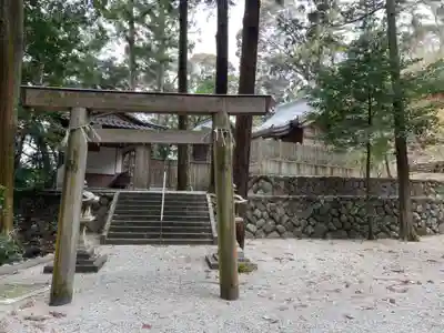 大河内神社の鳥居