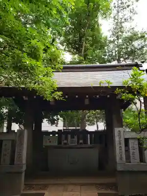神明氷川神社の手水舎