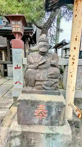 猫実庚申塔の狛犬