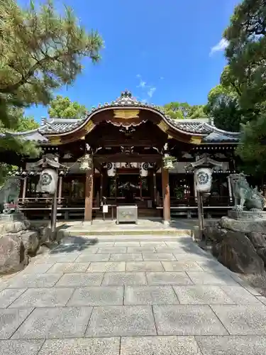 杭全神社の本殿・本堂