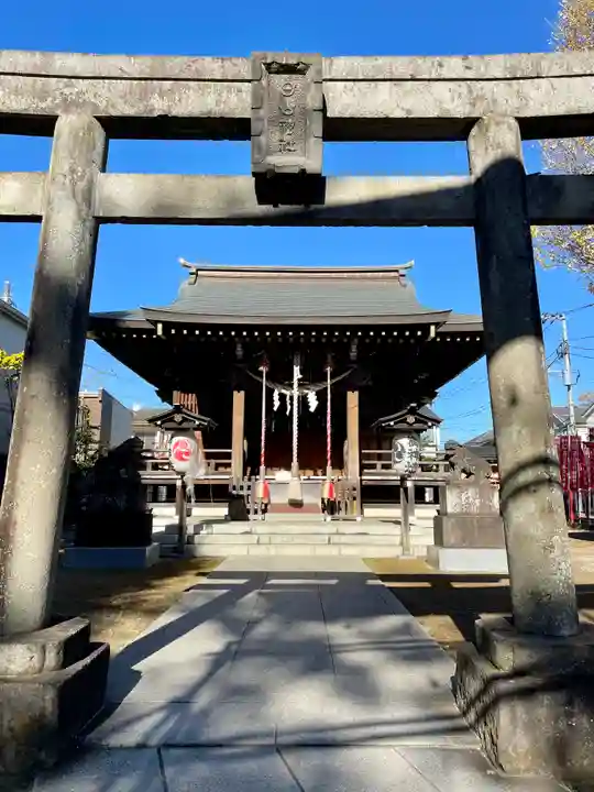 白山神社の鳥居