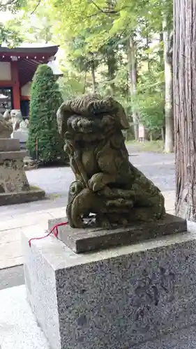 山中浅間神社の狛犬