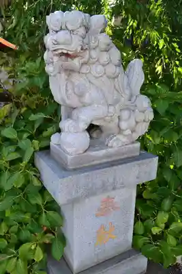 川越八幡宮の狛犬