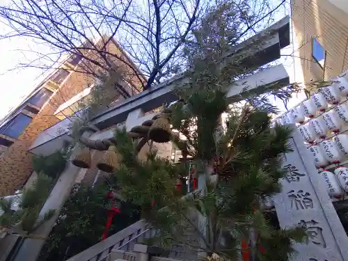 十番稲荷神社の鳥居