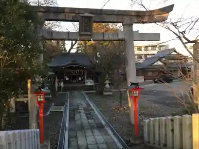  湊八幡神社の鳥居