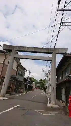 若宮神明社の鳥居