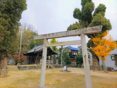 浅間社の鳥居