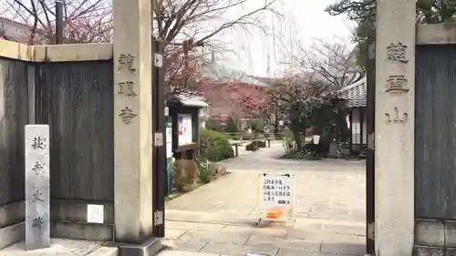 龍眼寺（萩寺）の山門