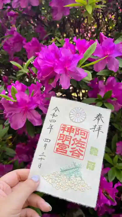 阿佐ヶ谷神明宮の御朱印