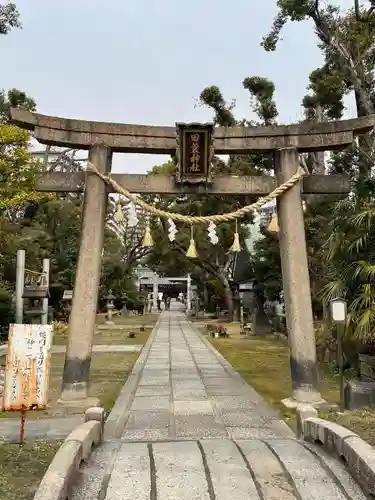 田蓑神社の鳥居