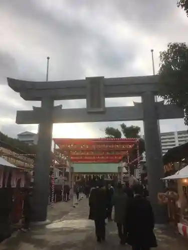 十日恵比須神社の鳥居