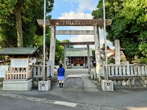 御井神社の鳥居