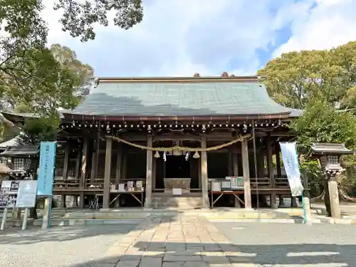 千栗八幡宮の本殿