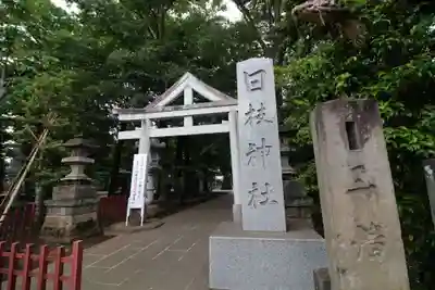 日枝神社水天宮の鳥居