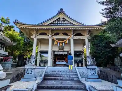 岩崎御嶽社の本殿・本堂