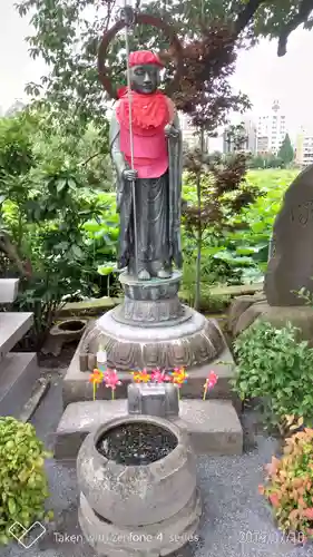 寛永寺不忍池弁天堂の地蔵