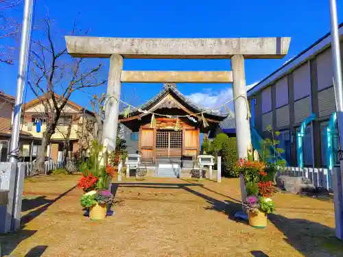 一本木社（新開町）の鳥居