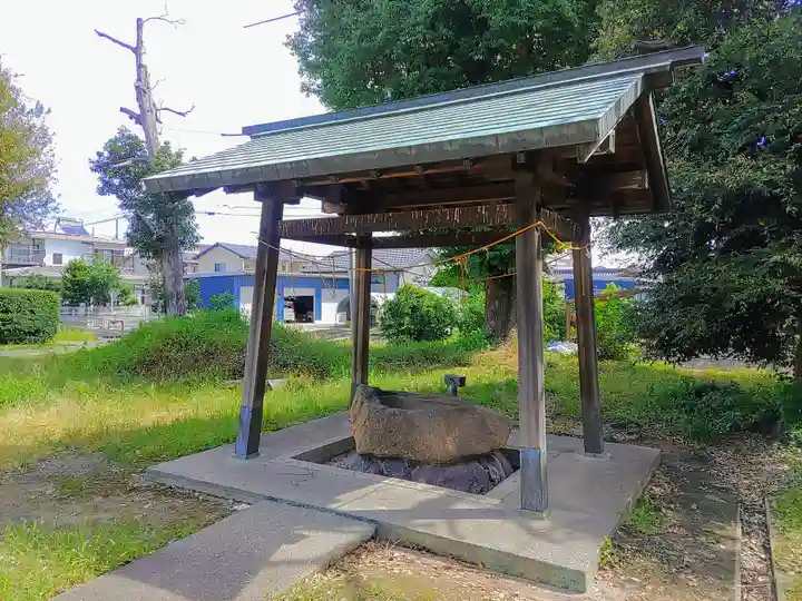 神明社(池部)の手水舎