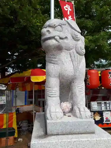 新川皇大神社の狛犬