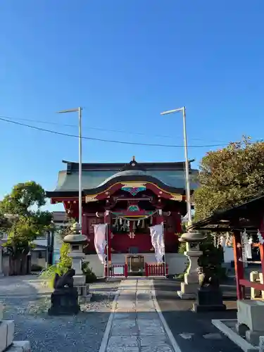 多摩川諏訪神社の本殿・本堂