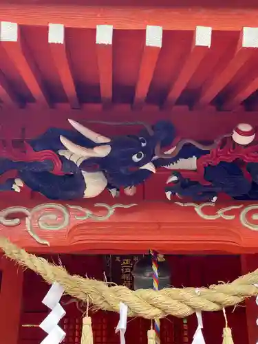 萩尾稲荷神社の本殿・本堂