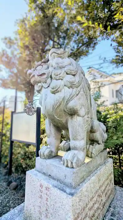 菊田神社の狛犬