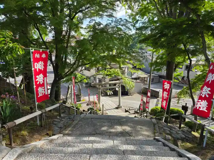 温泉神社〜いわき湯本温泉〜の景色