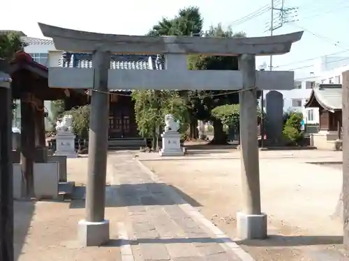 鈴谷天神社の鳥居