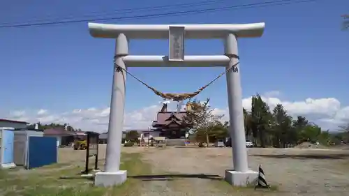 追分八幡神社の鳥居