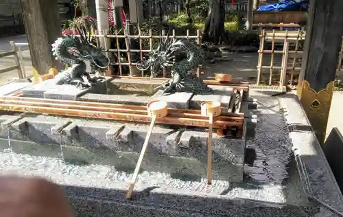 大國魂神社の手水舎