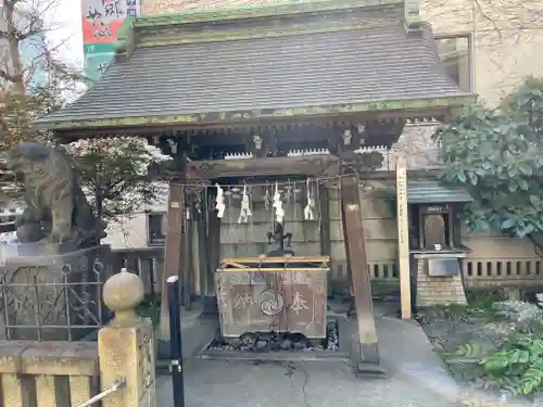 高山稲荷神社（旧鎮座地）の手水舎