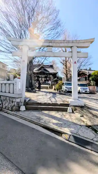 滝野川八幡神社の鳥居