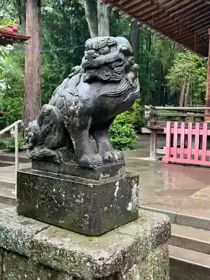 平出雷電神社の狛犬