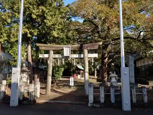 川関神社の鳥居