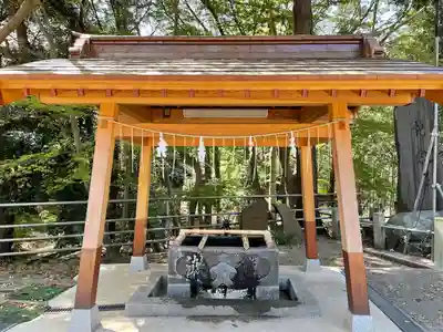 下総国三山　二宮神社の手水舎