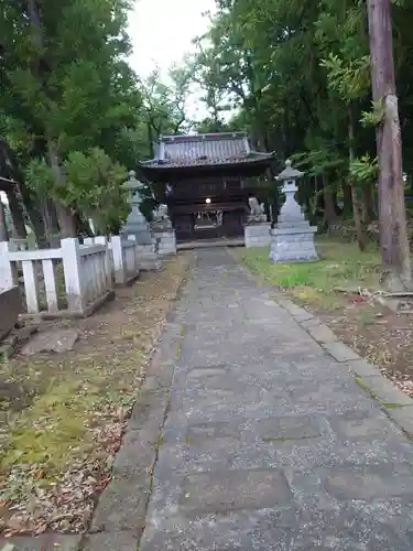 弓削神社の景色