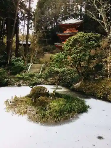 岩船寺の庭園