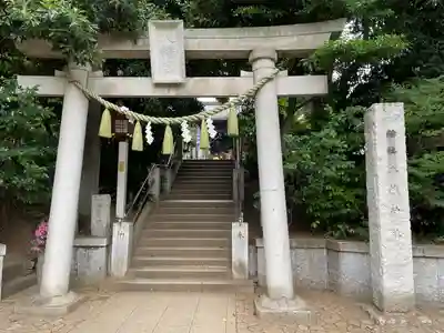 千束八幡神社の鳥居
