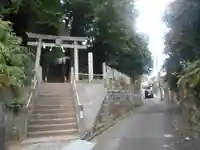 中里神社の鳥居