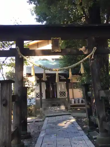 所澤神明社の鳥居