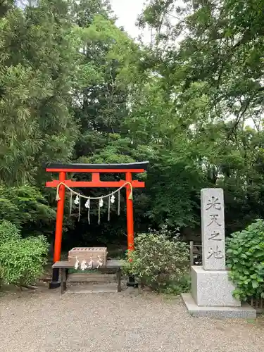 鷲宮神社の庭園