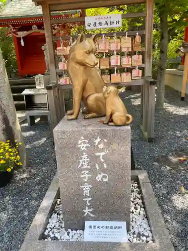 琴崎八幡宮の狛犬