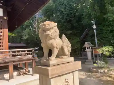 弓弦羽神社の狛犬