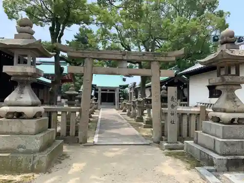 吹揚神社の鳥居