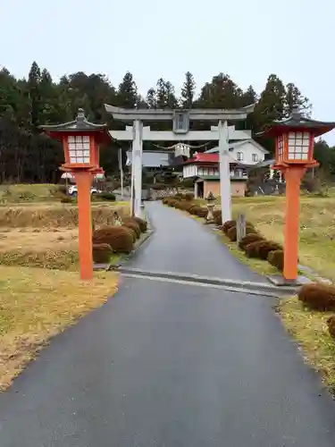 駒形根神社の鳥居