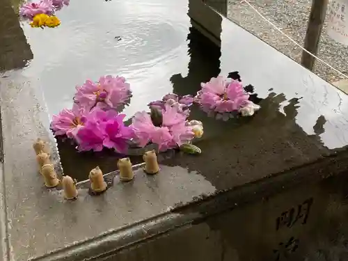 前玉神社の手水