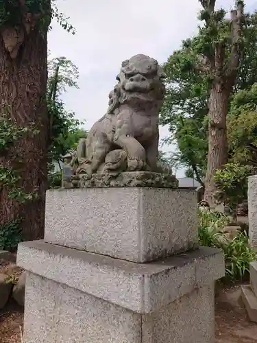 (下館)羽黒神社の狛犬