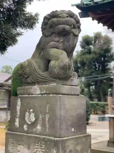 諏訪神社の狛犬
