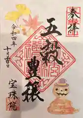 増上寺塔頭 三縁山 宝珠院の御朱印